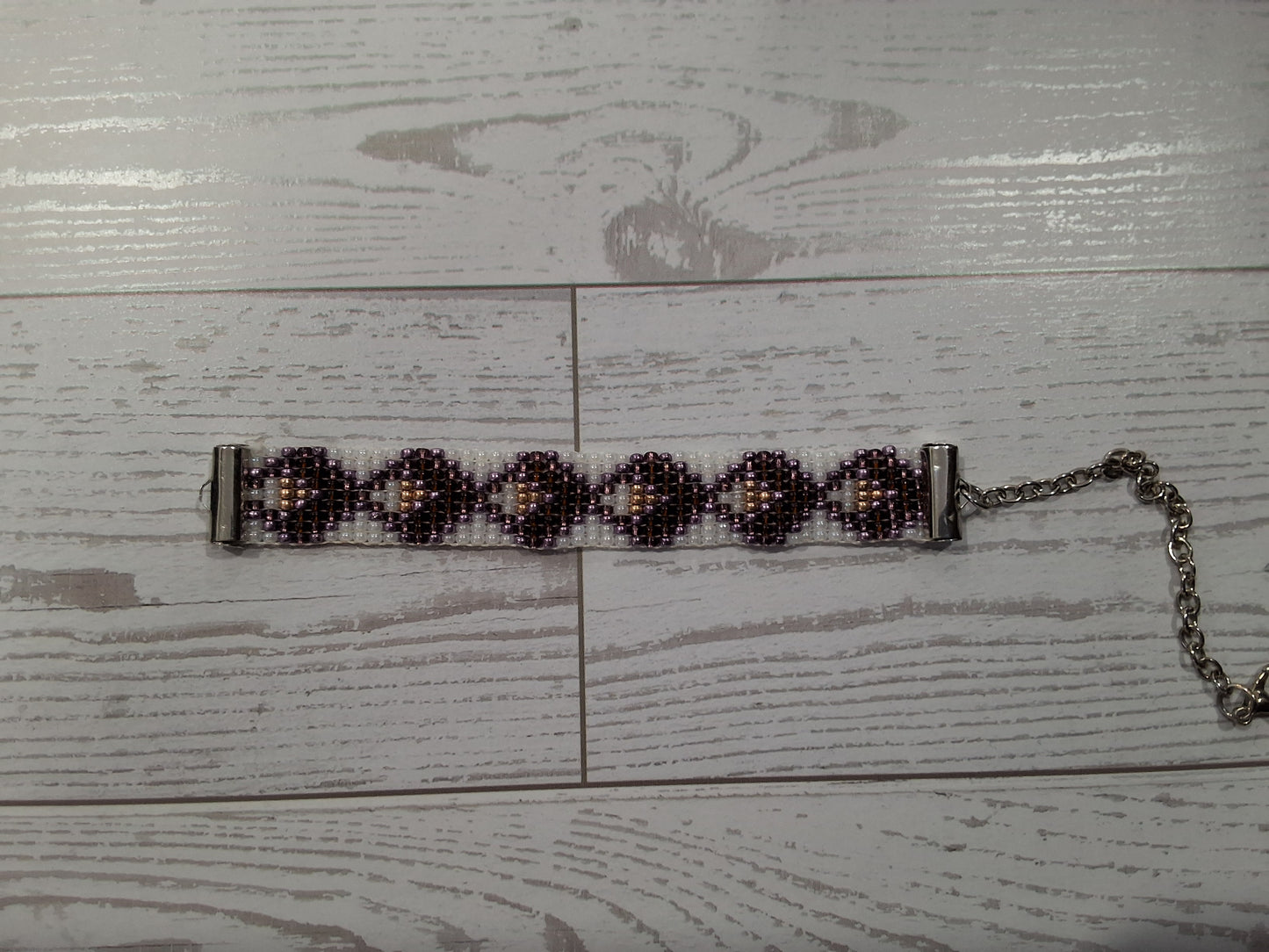 Purple Beaded Bracelet