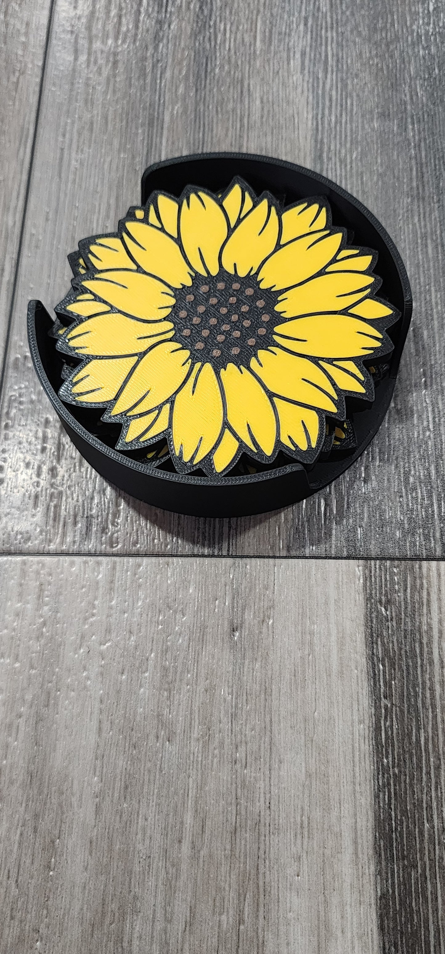 Sunflower Coaster Set
