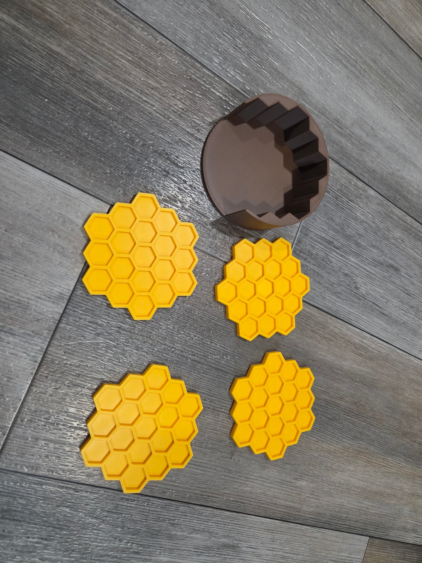 Bee Hive Coaster Set