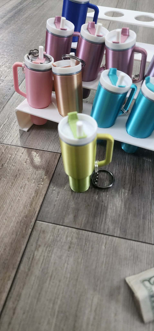 Golden Yellow Tumbler Keychain