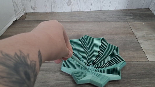 Teal 10 Point star fidget