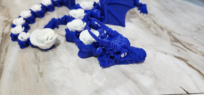 Blue rose dragon