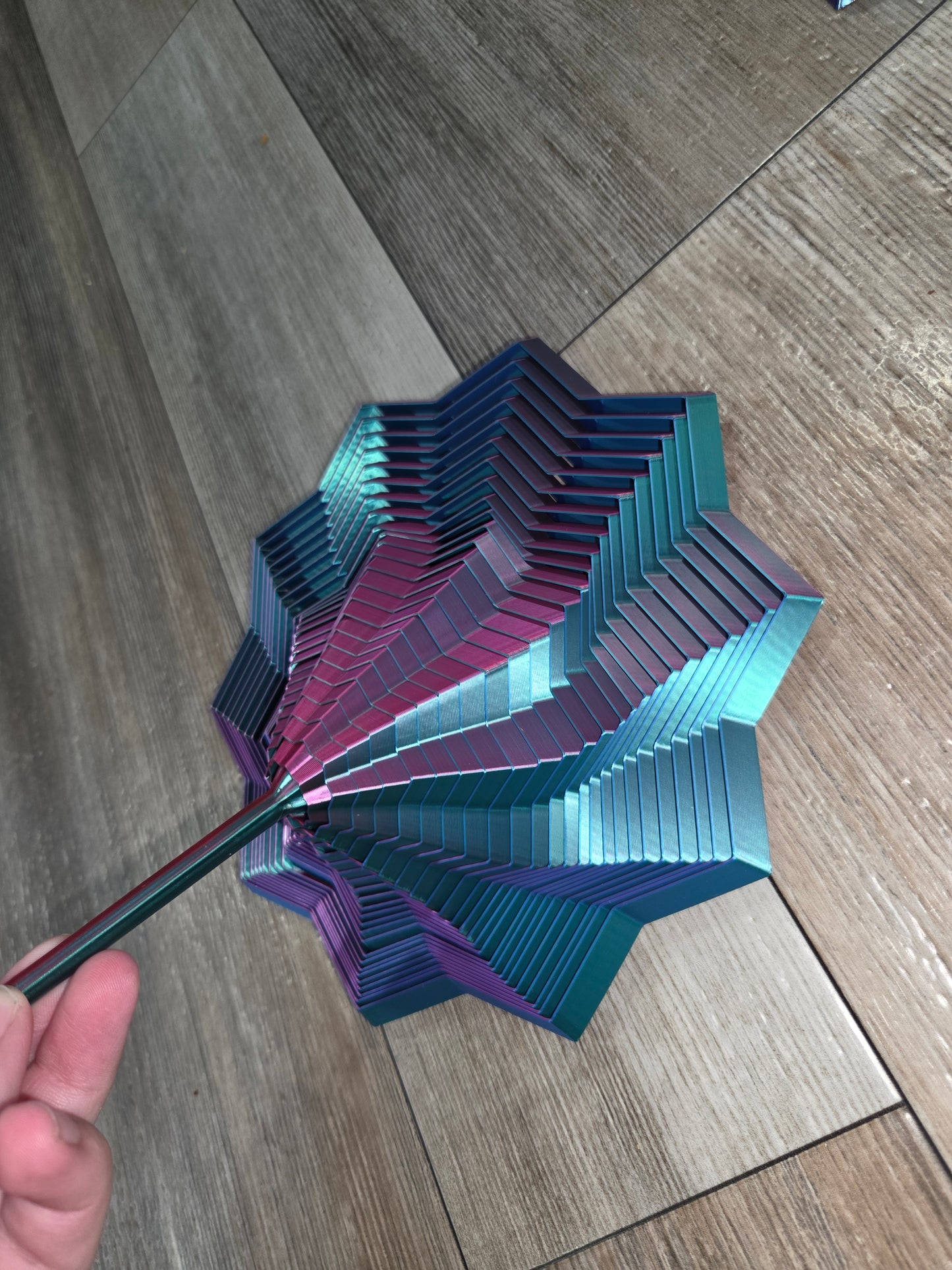 Multicolor 10 point Star fodget