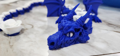 Blue rose dragon