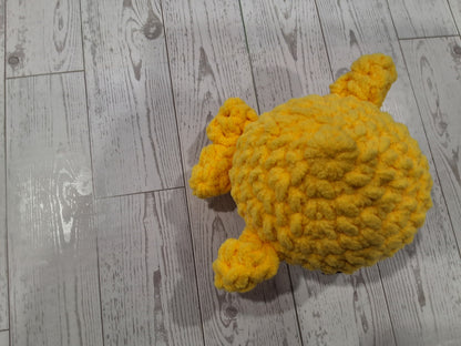 Crochet Yellow Whale Friend
