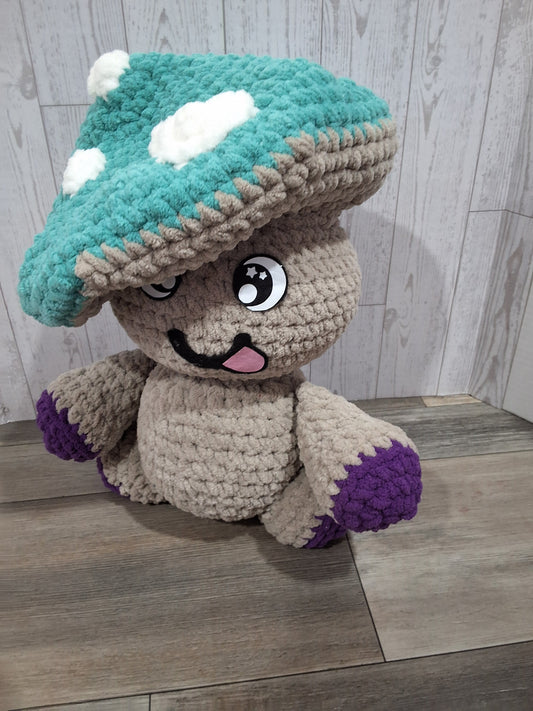 Jumbo Crochet Mushroom Guy