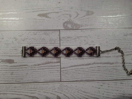 Purple Beaded Bracelet