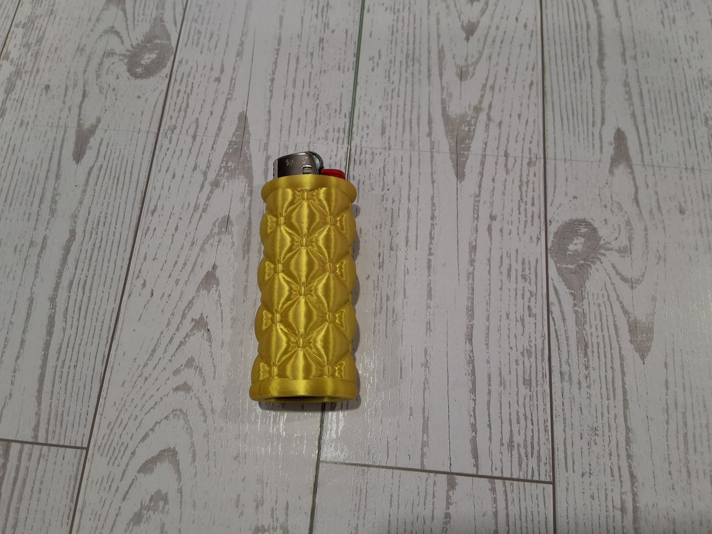 Gold Quilted Lighter Sleeve