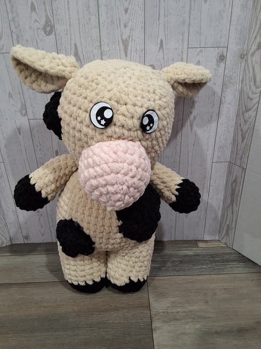 Jumbo Crochet Cow