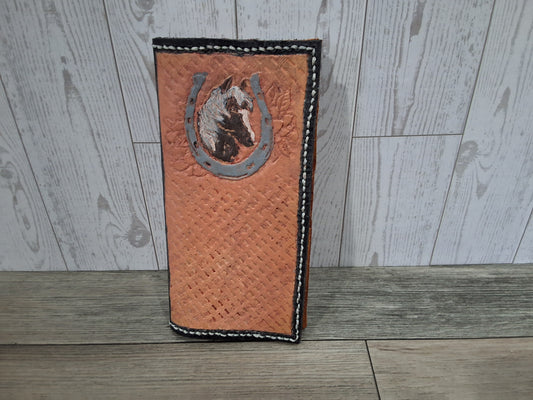 Genuine Leather Horse Roper Wallet