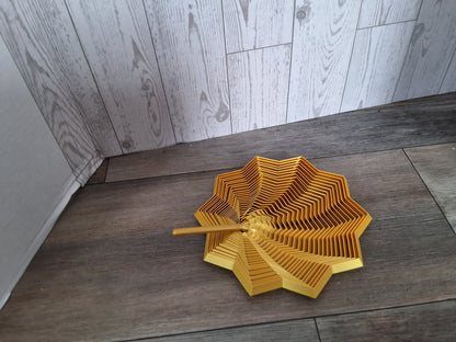 Gold 10 point star Jumbo fidget