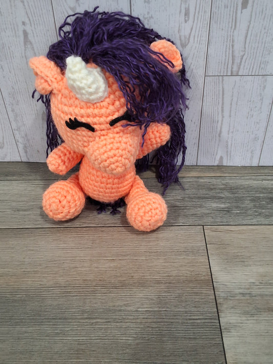 Small Crochet Unicorn