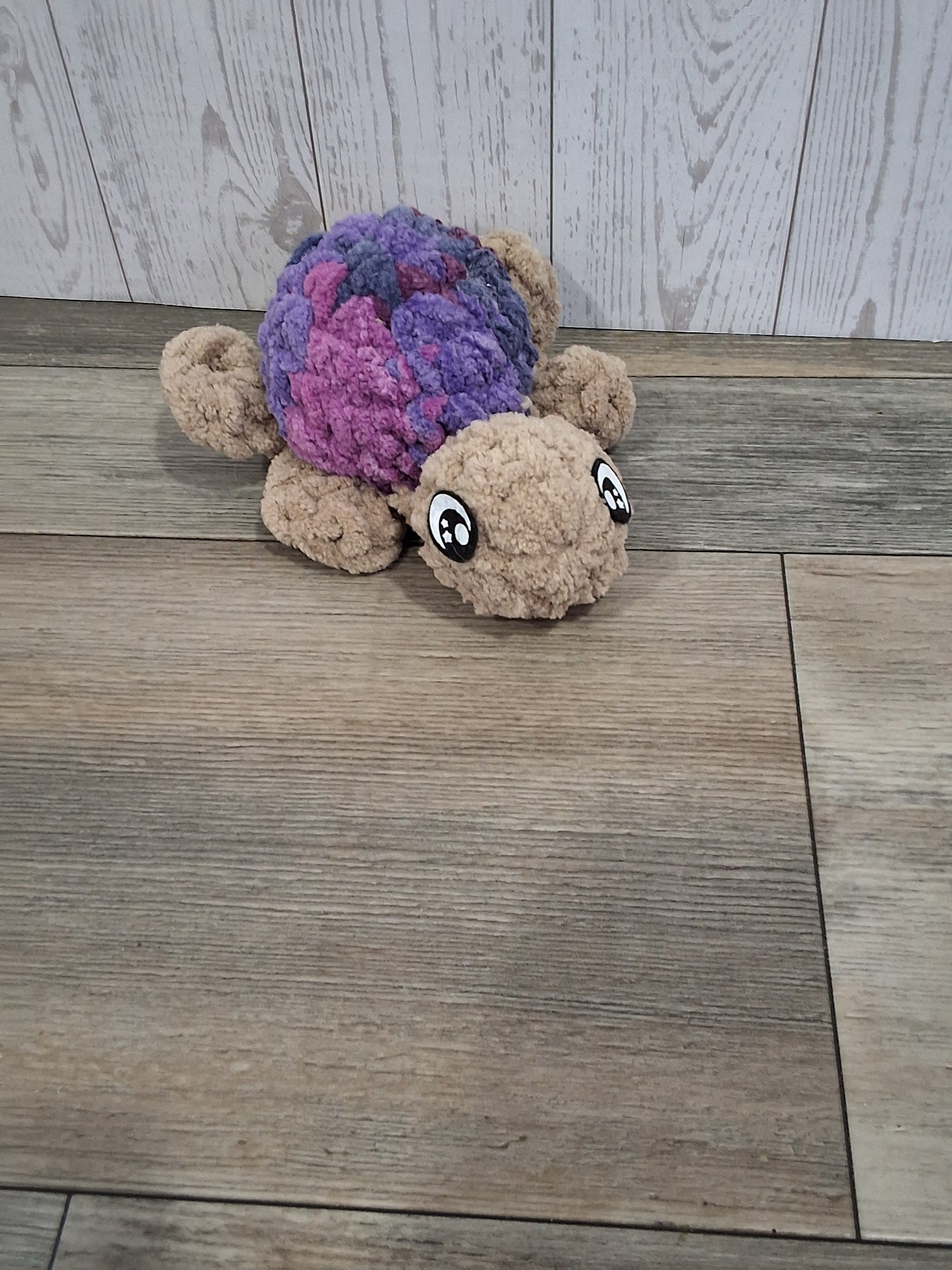 Purple Tie Dye Crochet Tank the Turtle