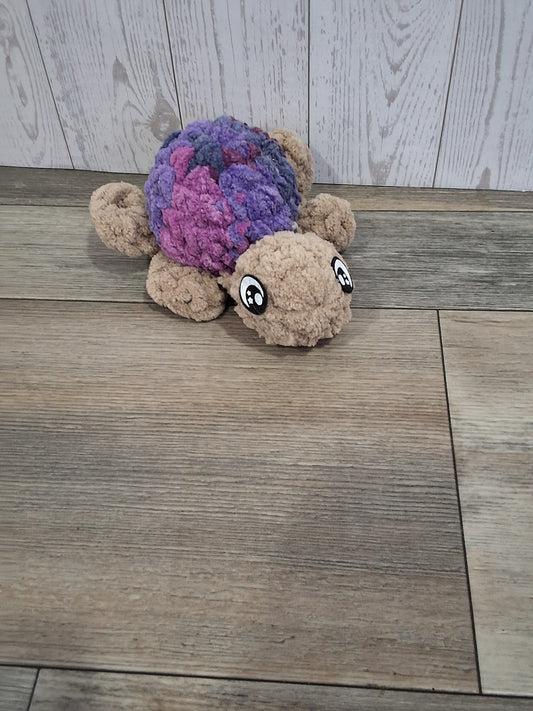 Purple Tie Dye Crochet Tank the Turtle