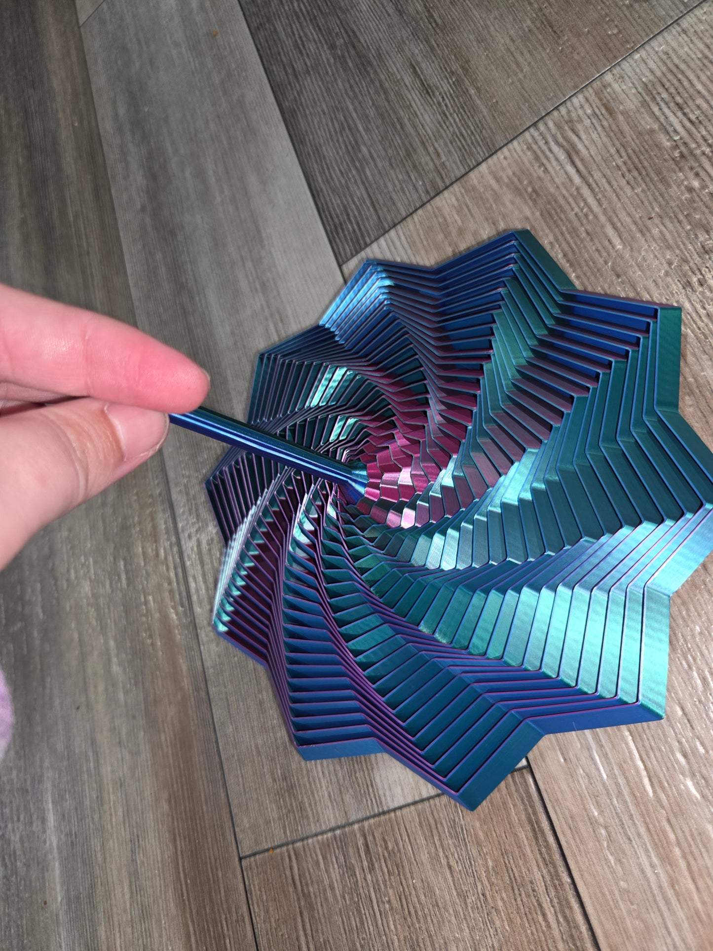 Multicolor 10 point Star fodget