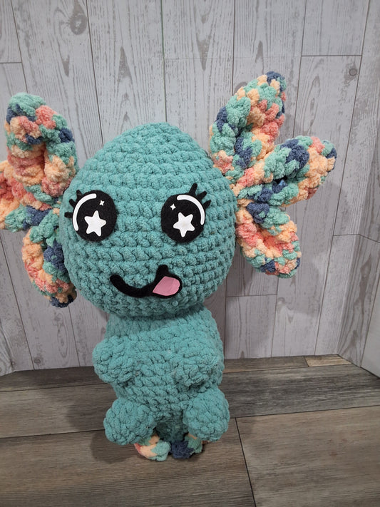 Jumbo Crochet Axolotl
