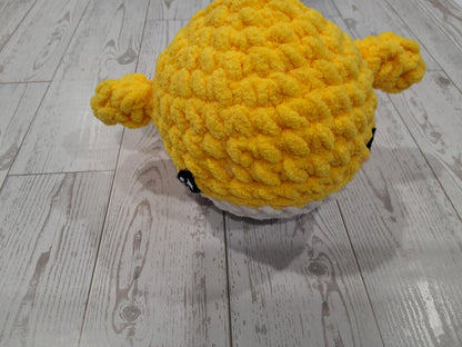 Crochet Yellow Whale Friend