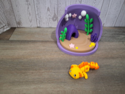 Purple Axolotl Tank